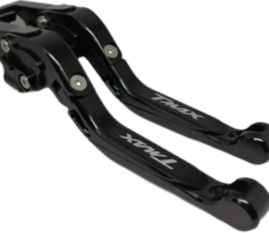 ΜΑΝΕΤΕΣ TMAX 530 2012-2016 ΡΥΘΜΙΖΟΜΕΝΕΣ ΣΠΑΣΤΕΣ ΜΑΥΡΕΣ ΜΕ LOGO