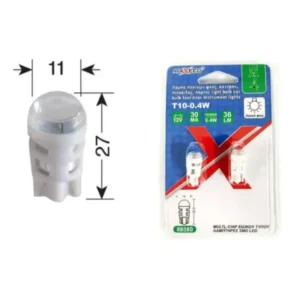 ΛΑΜΠΕΣ LED ΓΙΑ ΦΛΑΣ,ΚΑΝΤΡΑΝ,ΠΙΝΑΚΙΔΑΣ 12V T10 0.4W