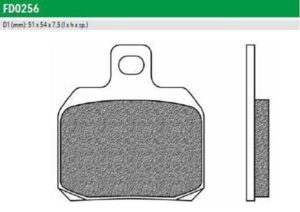 ΤΑΚΑΚΙΑ FD0256BE NEWFREN F266 ΕΜΠΡΟΣ ΠΙΣΩ