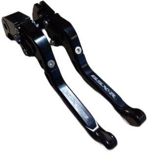 ΜΑΝΕΤΕΣ SUZUKI GSXR 600/750 04-05 ΡΥΘΜΙΖΟΜΕΝΕΣ ΣΠΑΣΤΕΣ ΜΑΥΡΕΣ ΜΕ ΛΟΓΟΤΥΠΟ GSXR ΓΙΑ ΑΚΤΙΝΙΚΗ ΤΡΟΜΠΑ