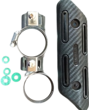 ΠΡΟΣΤΑΤΕΥΤΙΚΟ ΛΑΙΜΟΥ ΕΞΑΤΜΙΣΗΣ MX ENDURO ΜΑΥΡΟ CARBON  NSRACING