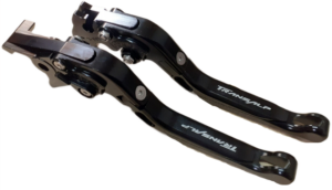 ΜΑΝΕΤΕΣ TRANSALP 650 2000-2007 ΡΥΘΜΙΖΟΜΕΝΕΣ ΣΠΑΣΤΕΣ ΜΑΥΡΕΣ ΜΕ ΛΟΓΟΤΥΠΟ TRANSALP