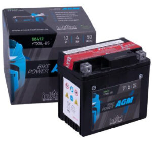 ΜΠΑΤΑΡΙΑ INTACT BIKE POWER AGM BATTERY YTX 5L-BS 12V 4AH 1TEM