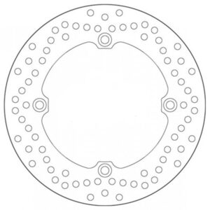ΔΙΣΚΟΠΛΑΚΕΣ SBS/5121 256X144X5,0X4X10.5 ΠΙΣ./ΕΜΠΡ. CBR250'87,NS250R'85(FR),XRV750AF.TWIN'90-03,XL1000VARADERO'99 (RR)