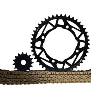 ΓΡΑΝΑΖΙΑ ΑΛΥΣΙΔΑ YAMAHA XT600 RYNO ΕΝIΣΧYΜΕΝΗ ORING ΧΡΥΣΗ ΑΛΥΣΙΔΑ 15T 45T 520XR3 X 110T ΣΕΤ ΜΕ 3 ΤΕΜ