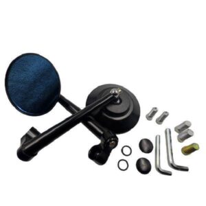 ΚΑΘΡΕΠΤΕΣ ΣΤΡΟΓΓΥΛΟΙ ΜΟΤΟΣΥΚΛΕΤΑΣ UNIVERSAL ΜΕ ΑΝΤΑΠΤΟΡΕΣ Μ8-Μ10 ΣΕΤ 2ΤΕΜ