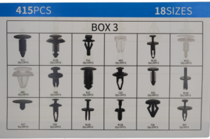 ΣΕΤ ΠΛΑΣΤΙΚΩΝ ΚΟΥΜΠΩΜΑΤΩΝ ΓΙΑ ΤΟ ΑΥΤΟΚΙΝΗΤΟ ΣΕ 18 ΜΕΓΕΘΗ 415ΤΕΜ.