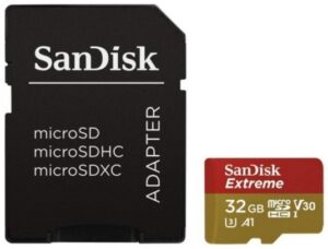 ΚΑΡΤΑ ΜΝΗΜΗΣ MICRO SD ΜΕ ΠΡΟΣΑΡΜΟΓΕΑ SANDISK SDSQXA1-GN6AA C10 100 MB / S  32GB