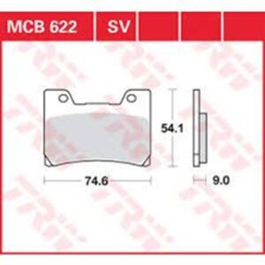 ΤΑΚΑΚΙΑ MCB622SV ΜΕΤΑΛ ΕΜΠΡ TRW TDM80
