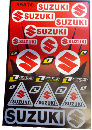 ΣΕΤ ΑΥΤΟΚΟΛΛΗΤΑ ΚΑΡΤΕΛΑ SUZUKI