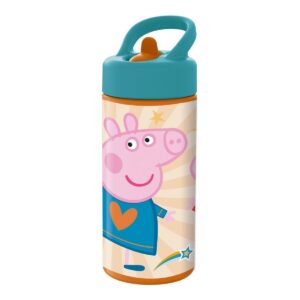 ΜΠΟΥΚΑΛΙ ΝΕΡΟΥ PEPPA PIG HAVING FUN ΑΝΟΙΚΤΟ ΡΟΖ 410ML ΠΛΑΣΤΙΚΗ ΥΛΗ 1ΤΕΜ