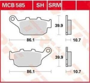 ΤΑΚΑΚΙΑ MCB585 TRW LUCAS ΓΕΡΜΑΝΙΑΣ F140