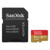 ΚΑΡΤΑ ΜΝΗΜΗΣ MICRO SD ΜΕ ΑΝΤΑΠΤΟΡΑ SANDISK SDSQXA1-GN6AA C10 160 MB/S 64GB