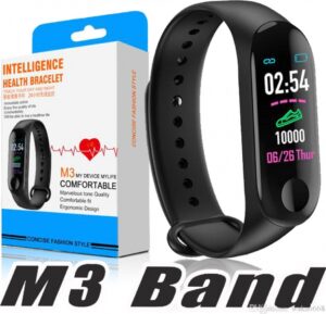 SMART WATCH M3 ΜΕ ΚΑΤΑΓΡΑΦΗ ΒΗΜΑΤΟΝ ΣΕ ΜΑΥΡΟ ΧΡΩΜΑ