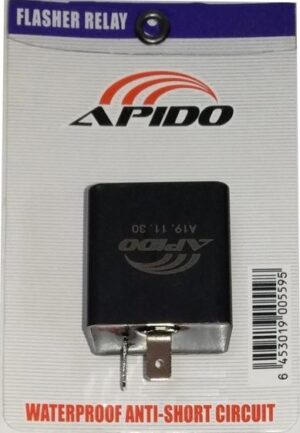 ΒΑΡΕΛΑΚΙΑ ΦΛΑΣ 12V (2 ΑΚΙΔΕΣ) ΑΔΙΑΒΡΟΧΑ APIDO - (ΤΑΙ)