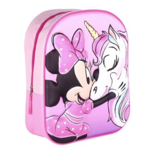 ΣΧΟΛΙΚΗ ΤΣΑΝΤΑ MINNIE MOUSE ΡΟΖ (25 x 31 x 10 cm) 1ΤΕΜ