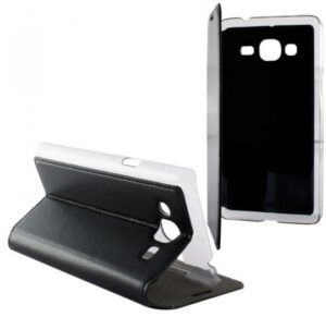 ΘΗΚΗ FLIP-COVER ΓΙΑ ΤΟ ΚΙΝΗΤΟ GALAXY J3 2016 SLIM ΜΑΥΡΟ