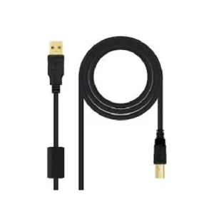 Καλώδιο USB 2.0 A σε USB B NANOCABLE 10.01.120 Μαύρο