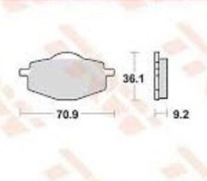 ΤΑΚΑΚΙΑ TRW LUKAS MCB539 XT600 XT500 XT400 TDR125 XT225