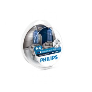H4 ΛΑΜΠΑ ΣΕΤ PHILIPS DIAMOND VISION 12V 60/55W 2TEM PH12342DV