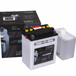 ΜΠΑΤΑΡΙΑ INTACT BIKE POWER CLASSIC BATTERY YB14L-A2 WITH ACID PACK 51411