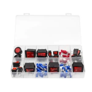 ΣΕΤ ΔΙΑΚΟΠΤΕΣ ΤΥΠΟΥ ROCKER ΚΑΙ ΑΚΡΟΔΕΚΤΕΣ ΣΕ ΚΑΣΕΤΙΝΑ 78ΤΕΜ.